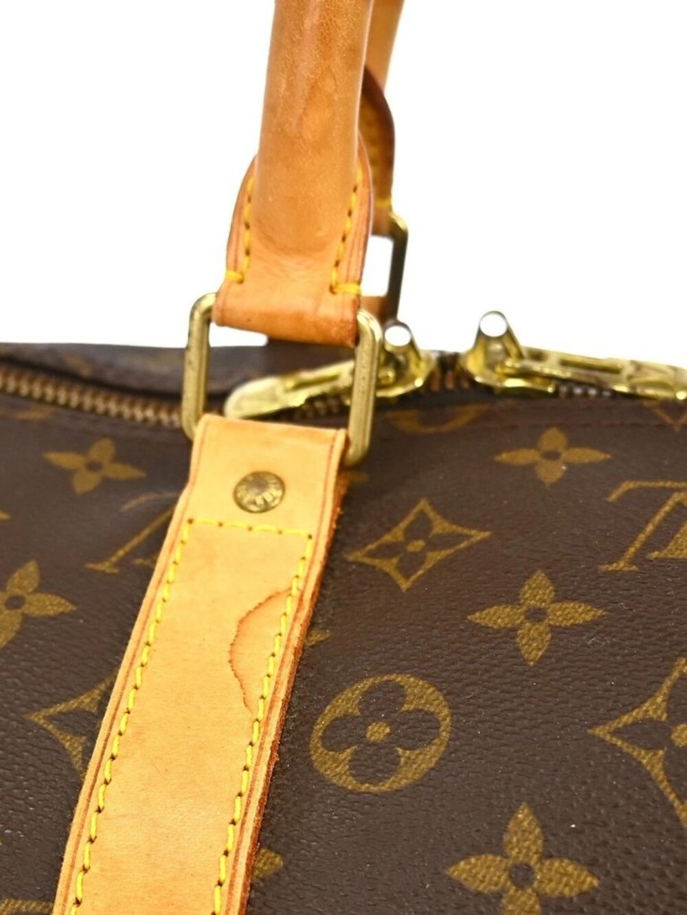 LOUIS VUITTON KEEPALL 55 TRAVEL HANDBAG MONOGRAM M41424 FL1909 YQ07119 - Picture 3 of 15